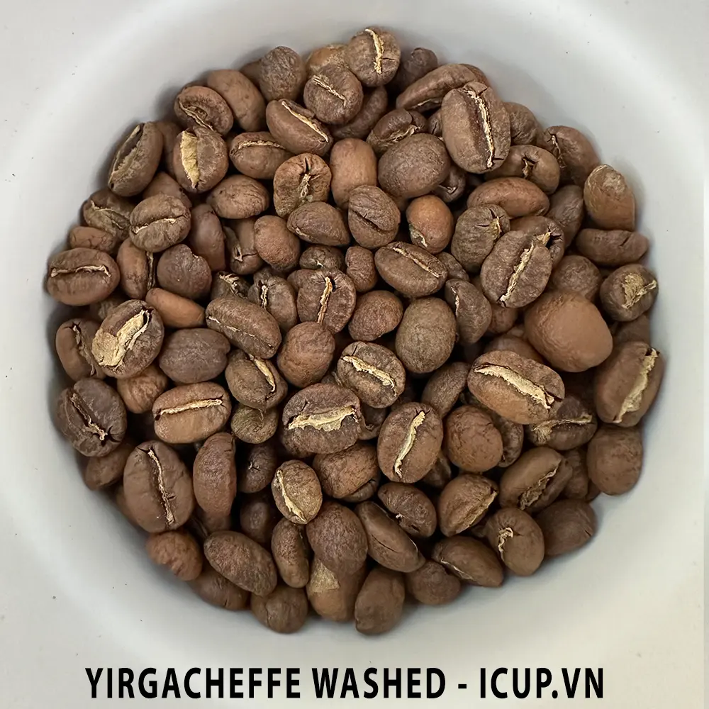 Cà phê ethiopia yirgacheffe fully washed đã rang icup.vn