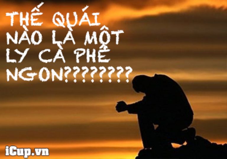 Thế quái nào là một ly cà phê ngon - icup.vn