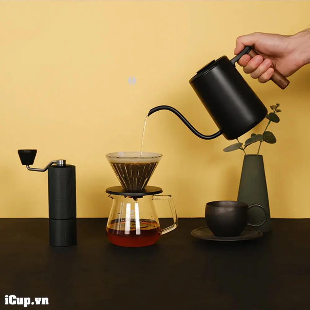 pha pour over với set Timemore pha pour over với set Timemore
