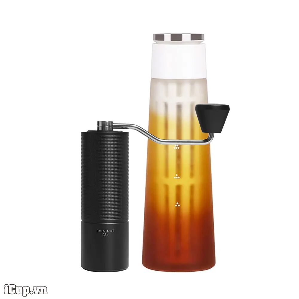 Home Cold Brew Set | Chai ngâm Icicle Cold Brewer + Máy xay cà phê tay Timemore C3S Home Cold Brew Set | Chai ngâm Icicle Cold Brewer + Máy xay cà phê tay Timemore C3S