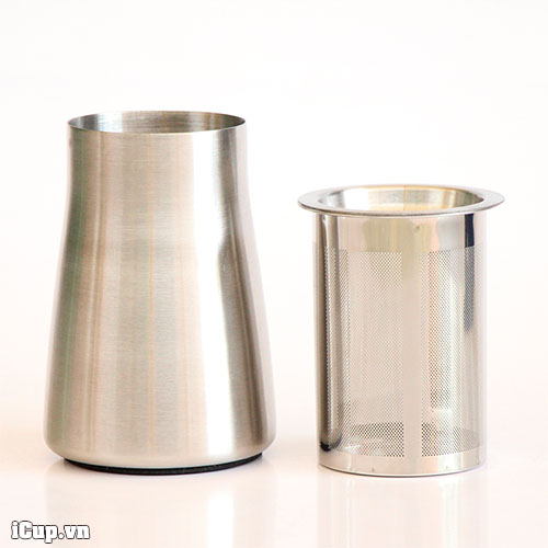 Bình rây bột cà phê với cốc lọc bên trong và cốc đựng inox 304 bên ngoài Bình rây bột cà phê với cốc lọc bên trong và cốc đựng inox 304 bên ngoài