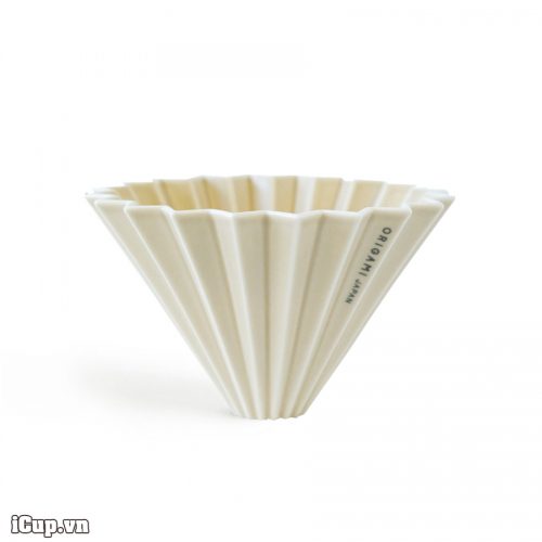 Origami | Phễu lọc cà phê Mattebeige màu Be mờ size S
