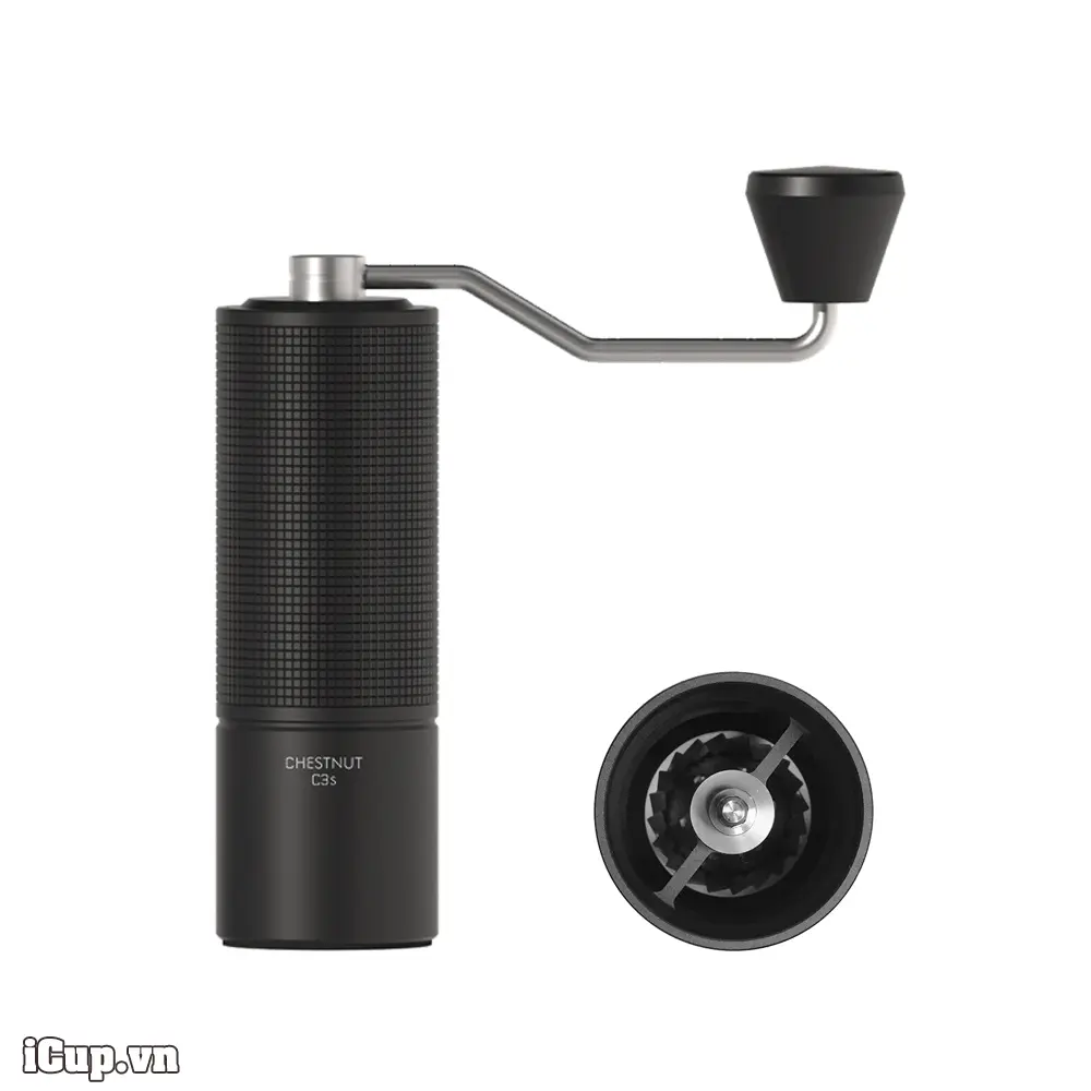 Máy xay cà phê cầm tay Timemore C3S | Nâng cấp khung kim loại nguyên khối cho series C3