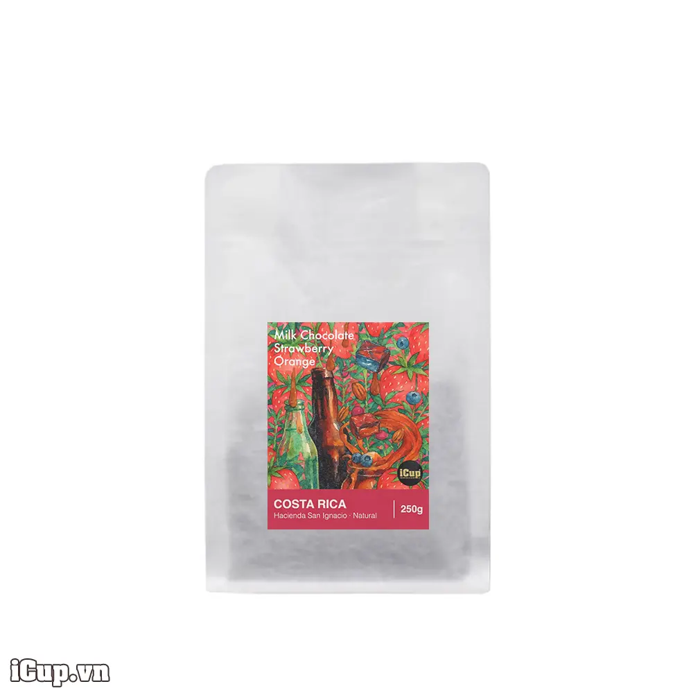 Cà phê Costa Rica Hacienda San Ignacio Natural 62h | 250g