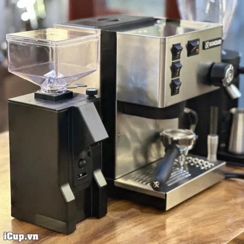Combo máy pha cà phê Rancilio Silvia V6 và máy xay cà phê Eureka Mignon Manuale