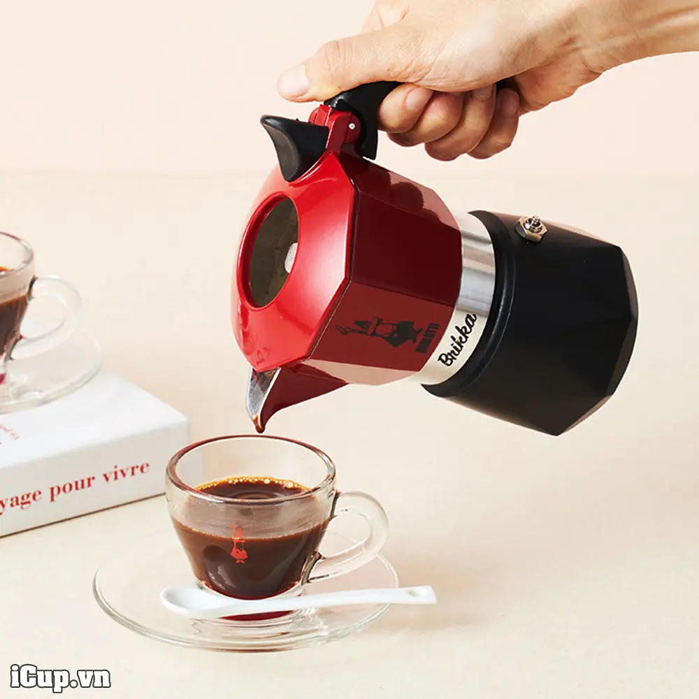 120ml là dung tích 1 lần pha của ấm Brikka 2023 bản giới hạn màu đỏ