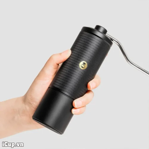 Lớp CNC 3d nổi trên thân máy Timemore C5 cho cảm giác cầm nắm chắc chắn hwon