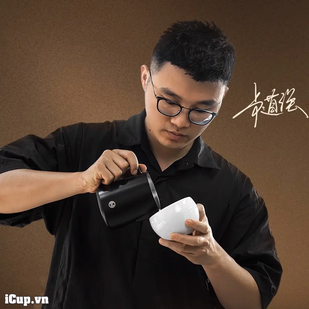 Lữ Đạo Quang - Barista đạt nhiều giải quốc tế về latte art kết hợp với Timemore nghiên cứu phát triển ca sữa Rosetta