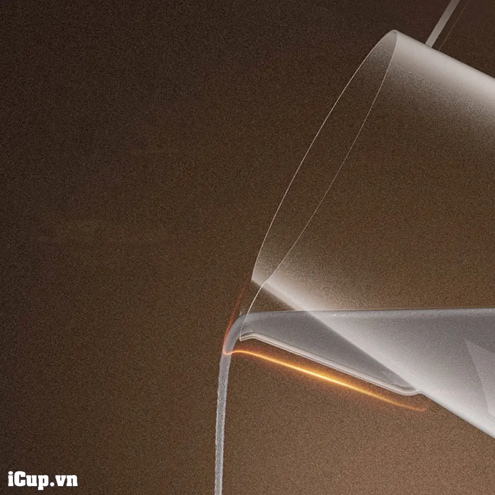 Rãnh dẫn hướng trước khi sữa được rót ra khỏi ca sữa Timemore Rosetta