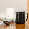 Timemore Rosetta milk pitcher 700ml white and black