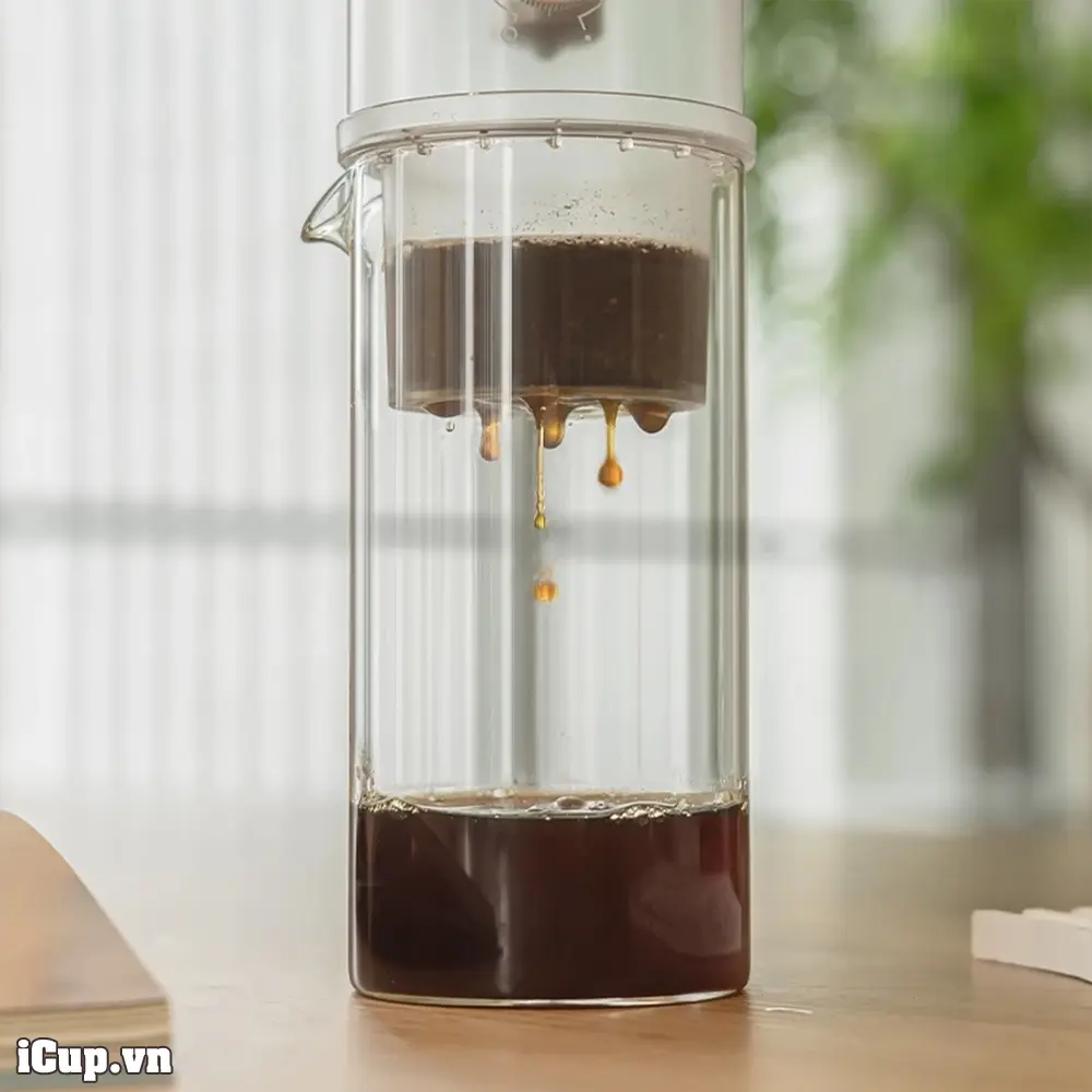Từng gọt cà phê lạnh đậm đà chảy xuống từ Timemore Icy Pipe Ice Drip Từng gọt cà phê lạnh đậm đà chảy xuống từ Timemore Icy Pipe Ice Drip